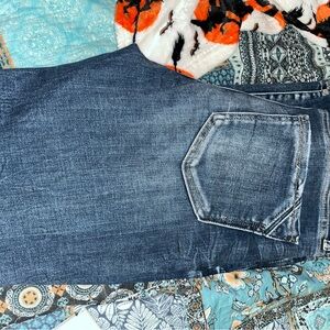 Buckle Women's Boot Cut Jeans - Dark Blue 29X34